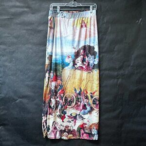 Hieronymus Bosch Haywain Triptych Skirt Size XL NWT Couture Fine Art Painting